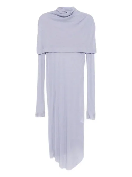 Sukienka Gaze De Lin asymetryczna garniturowa fioletowa