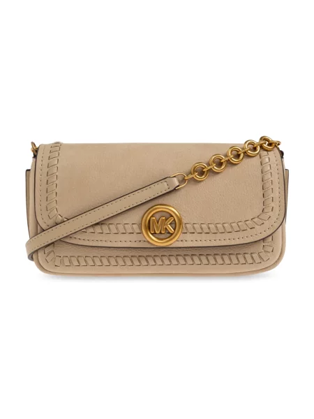 Torebka Michael Kors skórzana beżowa