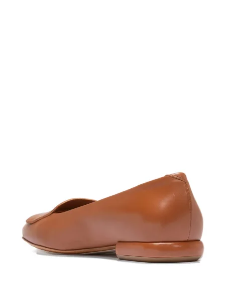 Pantofi cu toc Officine Creative din piele fără toc maro