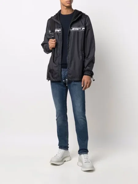 Raštuota vėjastriukė Philipp Plein mėlyna