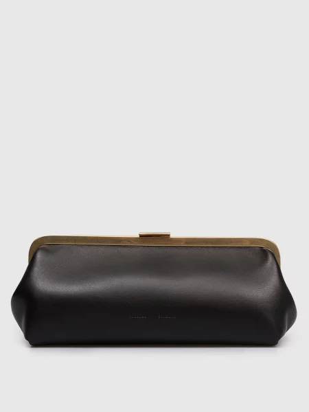 Шкіряний клатч Proenza Schouler чорний