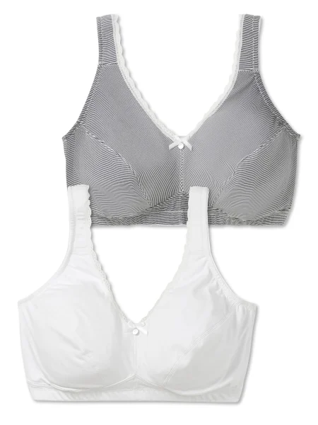 SHEEGO Sutien gri amestecat alb