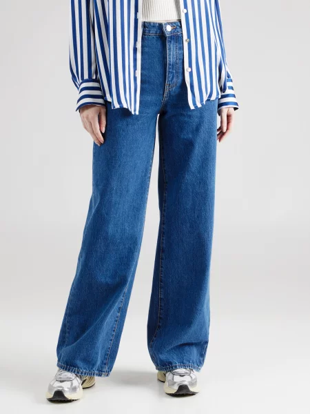 Lindex Jeans Jackie denim albastru