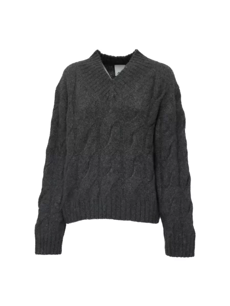 Sweter Allude z kaszmiru szary