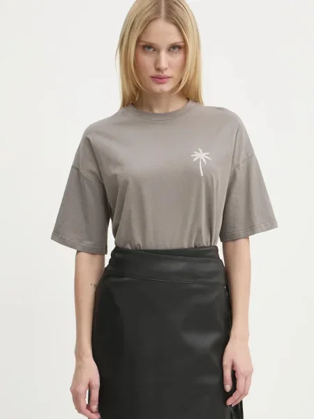 Тениска Never Fully Dressed Washed Grey Mystcial Tee сиво