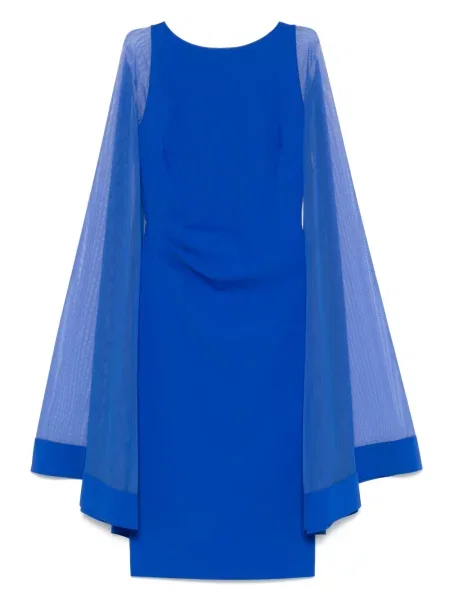 Sukienka midi Chiara Boni La Petite Robe do kolan garniturowa niebieska