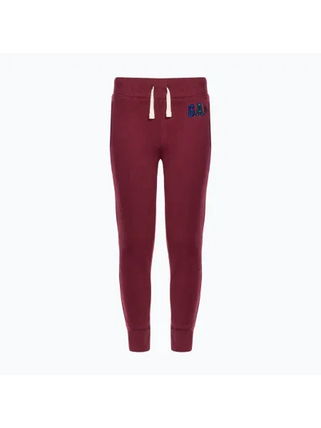 Детски панталони GAP V-Fall Fash Logo Jogger deep garnet red червено