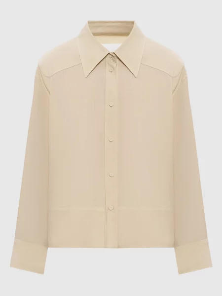 Сорочка з вовни Jil Sander жовта