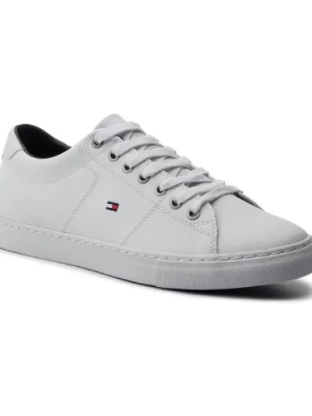 Sportcipő Tommy Hilfiger Essential Leather Sneaker White fehér