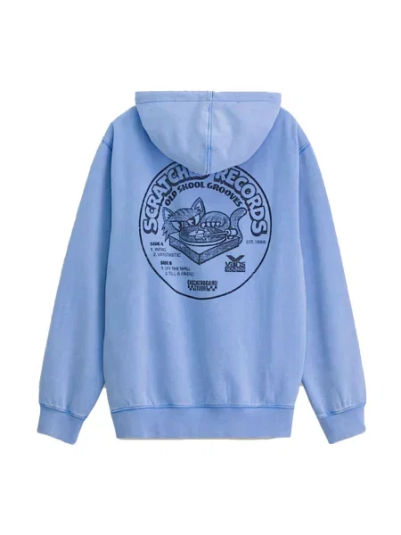 Bluza z kapturem Vans z kapturem niebieska