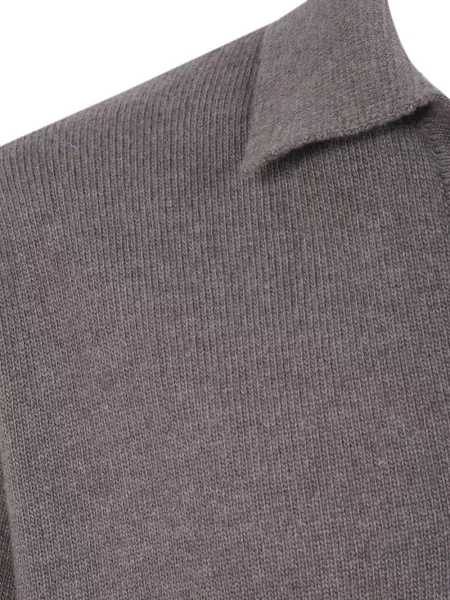 Lung tricou polo Nuur maro