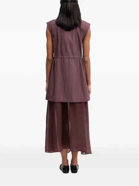 Rochie Isabelle Blanche cu cordon violet