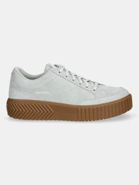 Superge iz semiša Sorel ONA AVE LOW SNEAKER turkizna