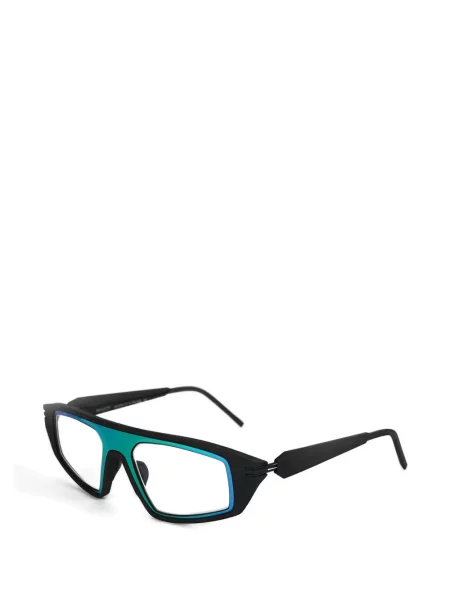 Ochelari de soare Parasite cu imprimeu geometric negru