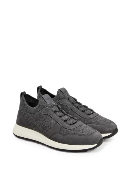 Sneakerși Tod's din piele de căprioară gri