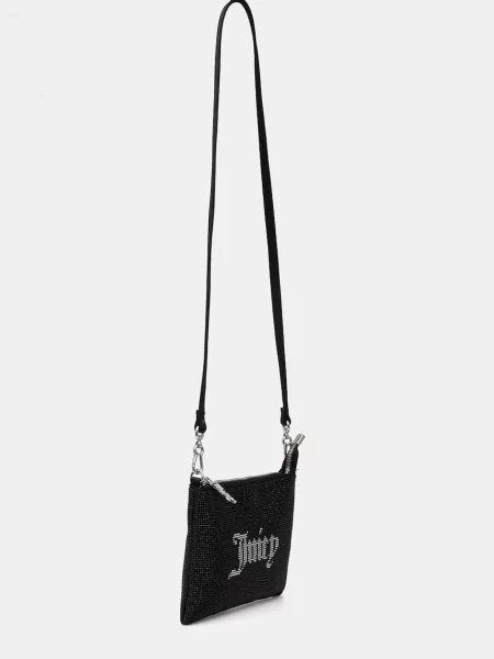 Juicy Couture Torba za čez ramo Mia / srebrna črna