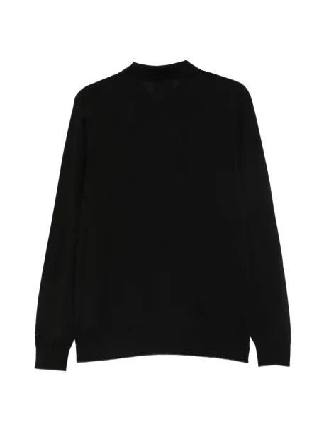 Lung tricou polo Mc2 Saint Barth negru