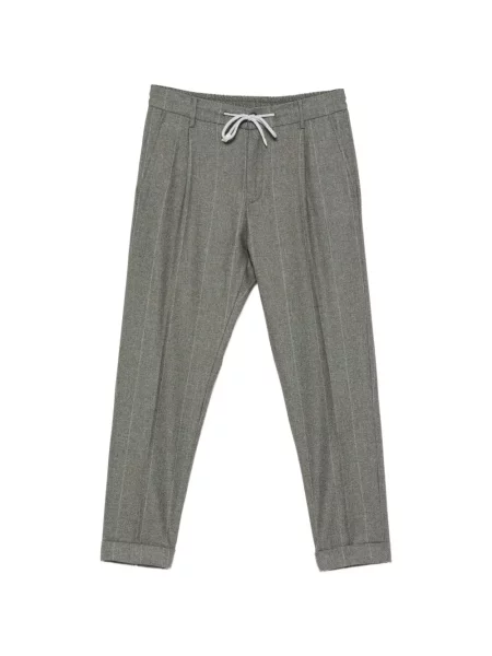 Pantaloni Eleventy cu cordon verde