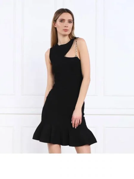 Pinko Rochie POLONIO ABITO COSTINA FLEXATA negru