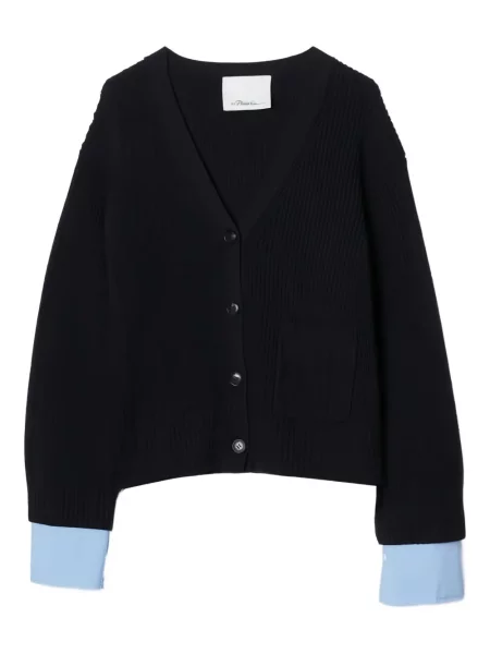 Cardigan 3.1 Phillip Lim tricotate lung negru