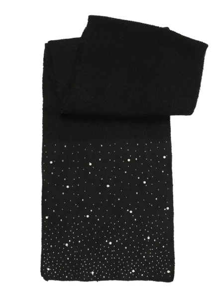 MYLAVIE by Sarah Harrison Šal Knitted scarf with glitter črna bela