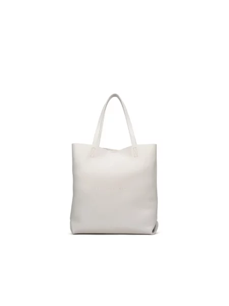 Сумка шоппер шкіряна Estro сіра