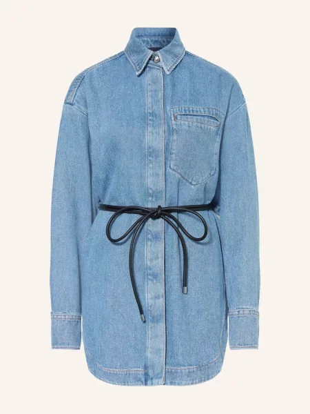 Sportmax Džínová Bunda Cappa midnightblue