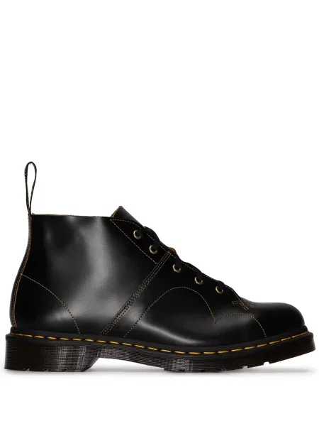 Botine Dr. Martens cu șireturi din piele negru