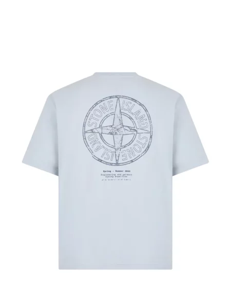 Μπλούζα Stone Island με σχέδιο μπλε