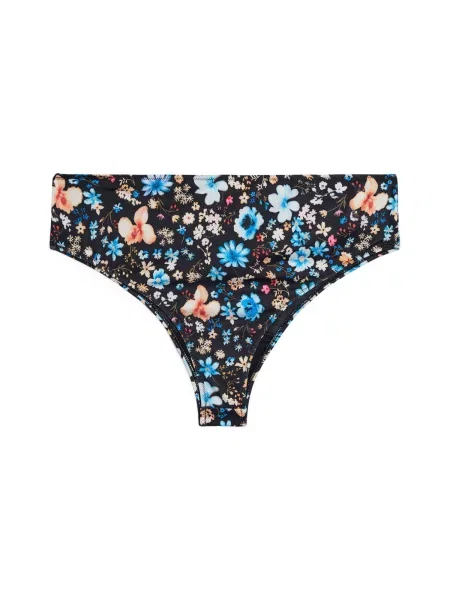 Swim by Zizzi Bikini hlačke Caanne modra / breskev / roza črna