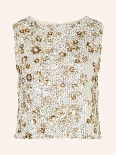 Top Msch Copenhagen z cekinami złoty