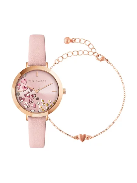 Часовник и гривна Ted Baker дамски розово