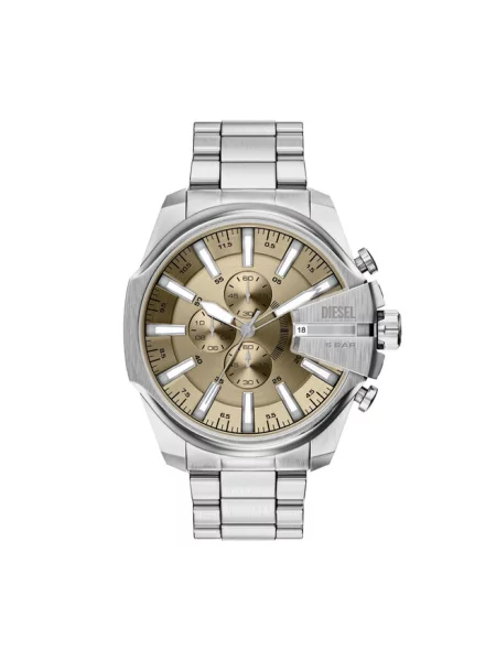 Diesel zegarek Mega Chief Slim szary