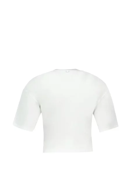 Tricou Rabanne cu imagine alb