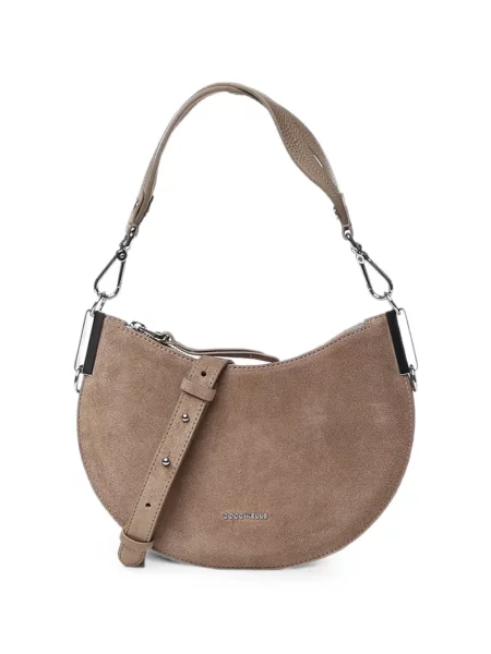 Geantă shopper Coccinelle din piele de căprioară