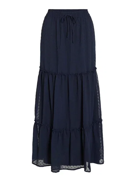 VILA Fustă VIDobbi bleumarin