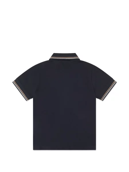 Koszulka polo dziecięca Emporio Armani niebieska