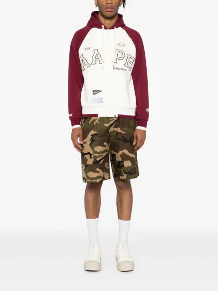 Geacă Aape By A Bathing Ape cu petice alb