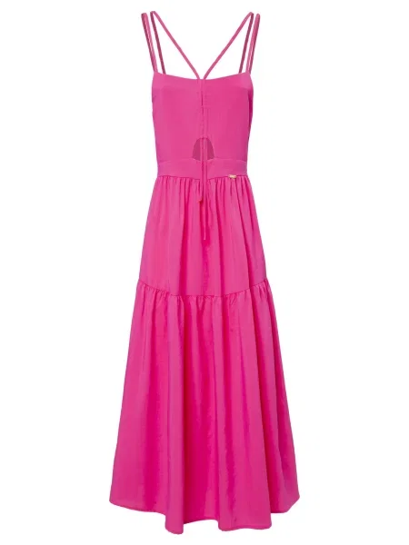 Influencer Letní šaty magenta