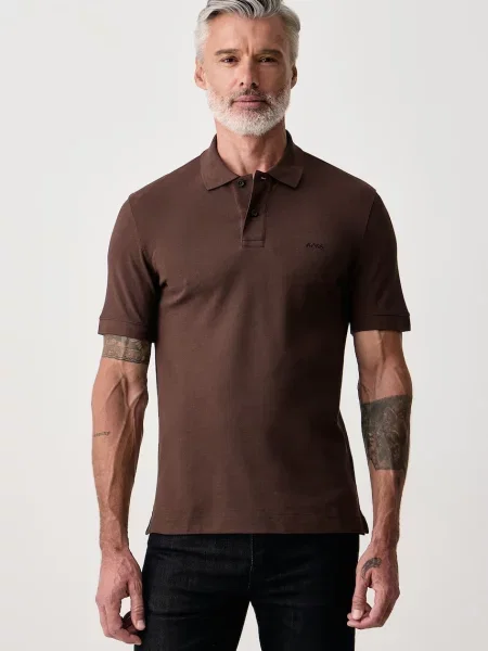 Tricou polo Boss maro