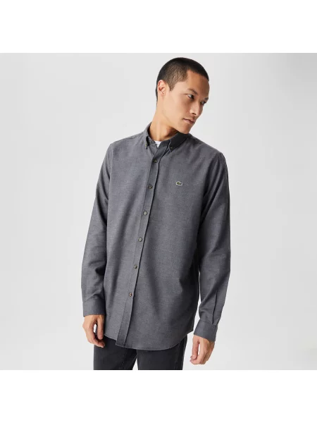 Lacoste Koszula Lacoste szara