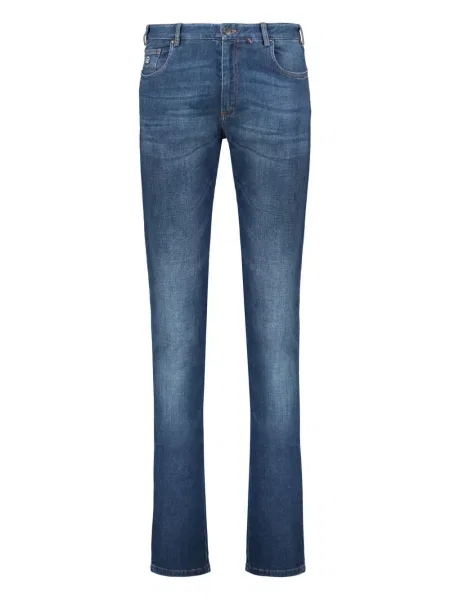 Blugi conici Paul & Shark albastru