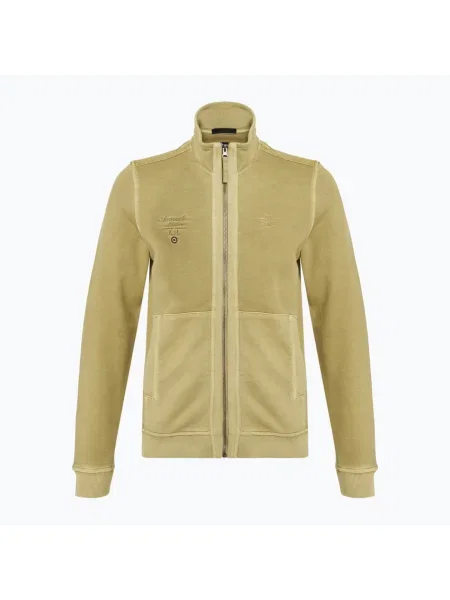 Мъжки суитшърт Aeronautica Militare antelope beige washed бежово