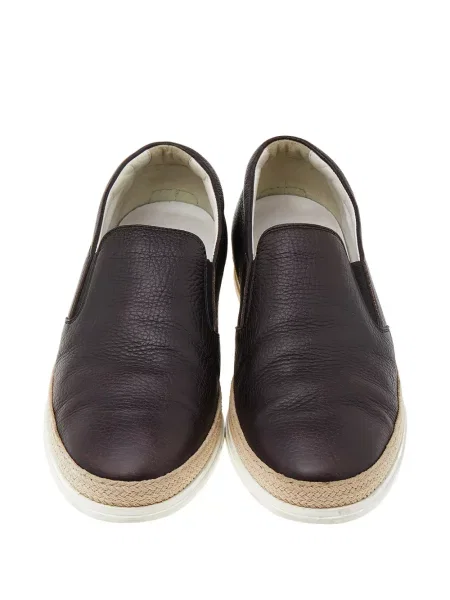 Chiloți Tod's din piele slip-on maro