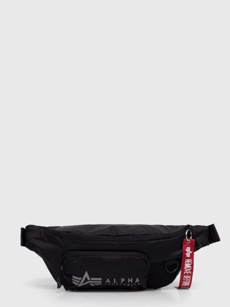ALPHA INDUSTRIES Τσαντάκι μέσης γκρι μαύρο