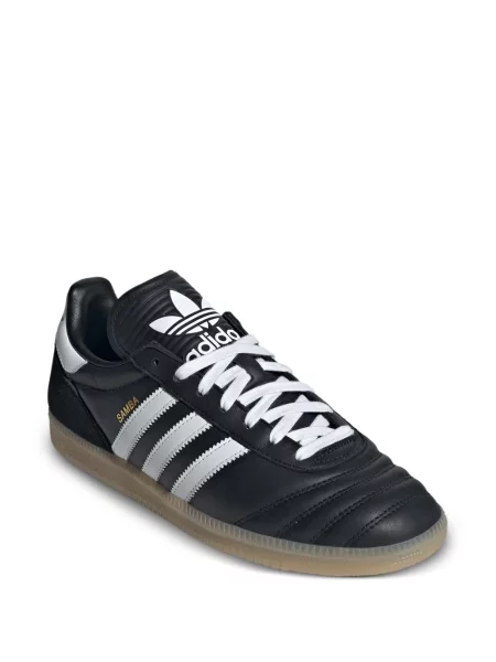 Pantaloni scurți Adidas cu model leopard din piele alb