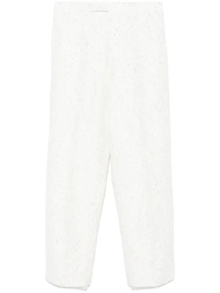Spodnie Sapio białe