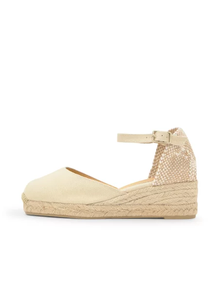 Castañer Espadrilky Carol slonová kost