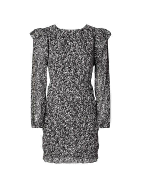 Rochie din denim Pepe Jeans negru