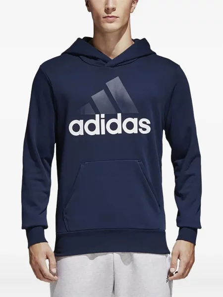 Tricou Adidas alergare din fleece streetstyle gri